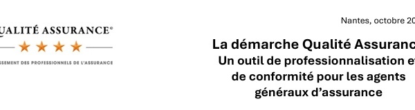 La démarche Qualité Assurance